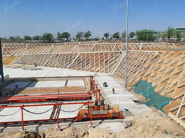 河北邯郸框格梁边坡复绿工程